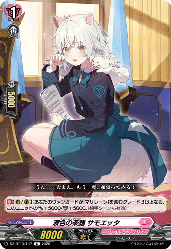 DZ-BT13/147 C Teardrop Score, Samoetta