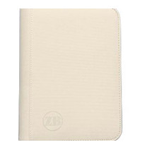 ZB Zipper Binder 9 Pocket White
