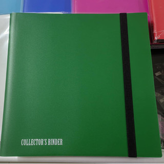 Collector's Binder 3x4 12 Pocket Green