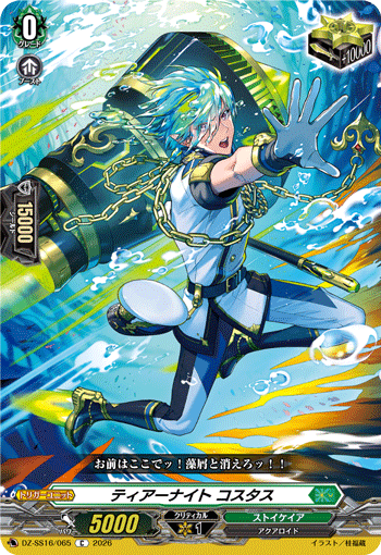DZ-SS16/065 C Tear Knight, Costas